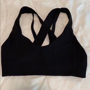 Black Lululemon sports bra - Size 6